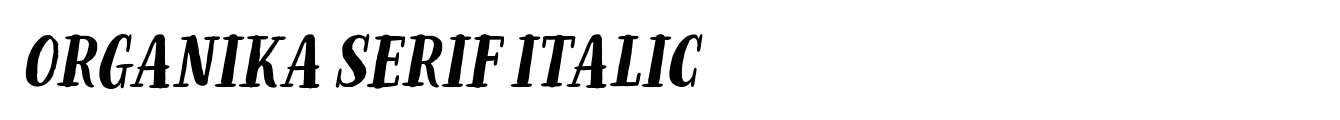 Organika Serif Italic image